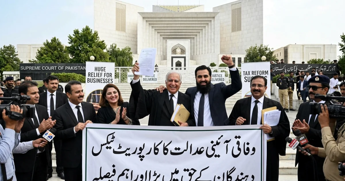 وفاقی آئینی عدالت کا کارپوریٹ ٹیکس دہندگان کے حق میں بڑا اور اہم فیصلہ