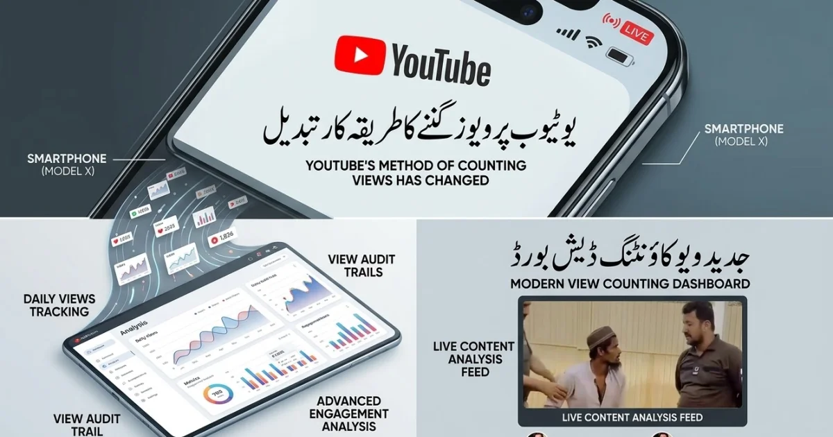 یوٹیوب پر ویوز گننے کا طریقہ کار تبدیل، نیا نظام 24 اگست سے نافذ ہوگا