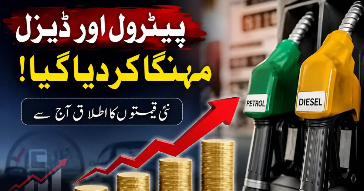 پیٹرول اور ڈیزل مہنگا کر دیا گیا