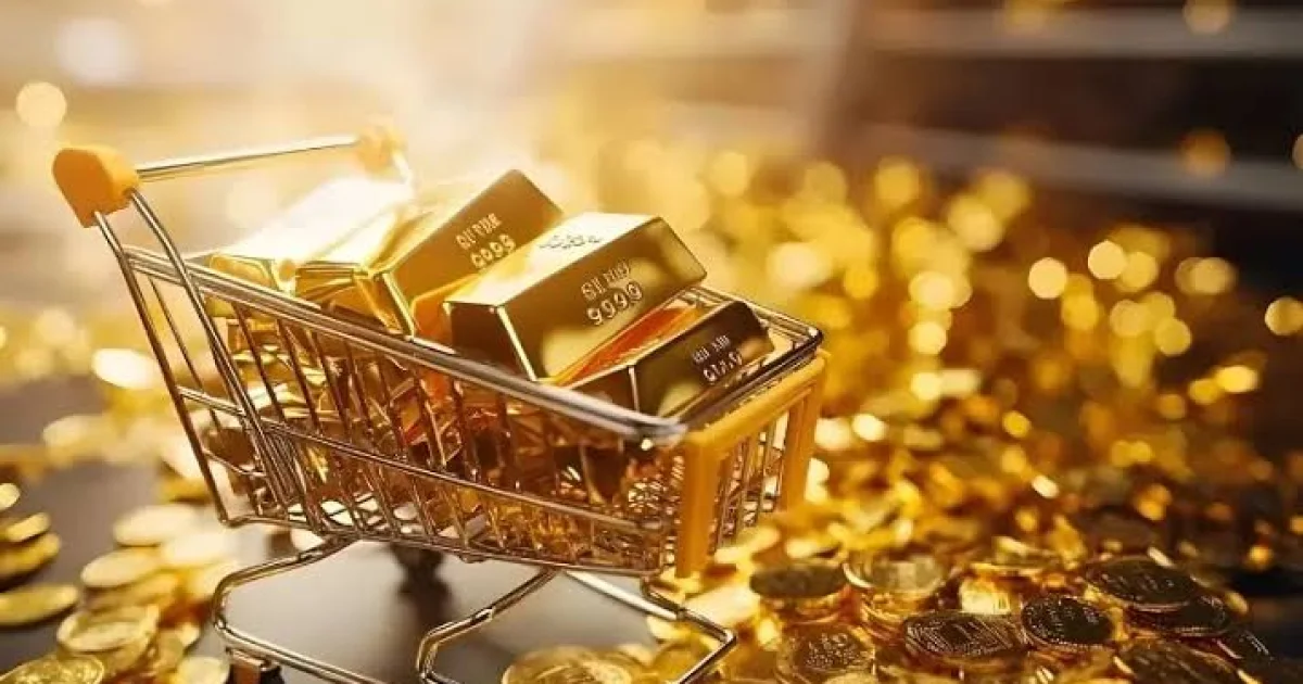 سونے کی قیمت کئی روز کے اضافے کے بعد کم ہوگئی